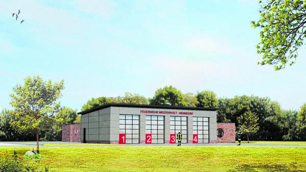 Kosten für das neue Feuerwehrhaus in Westerholt verdoppeln sich