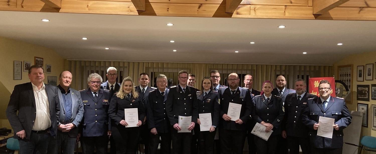 Dienstversammlung Feuerwehr Ochtersum